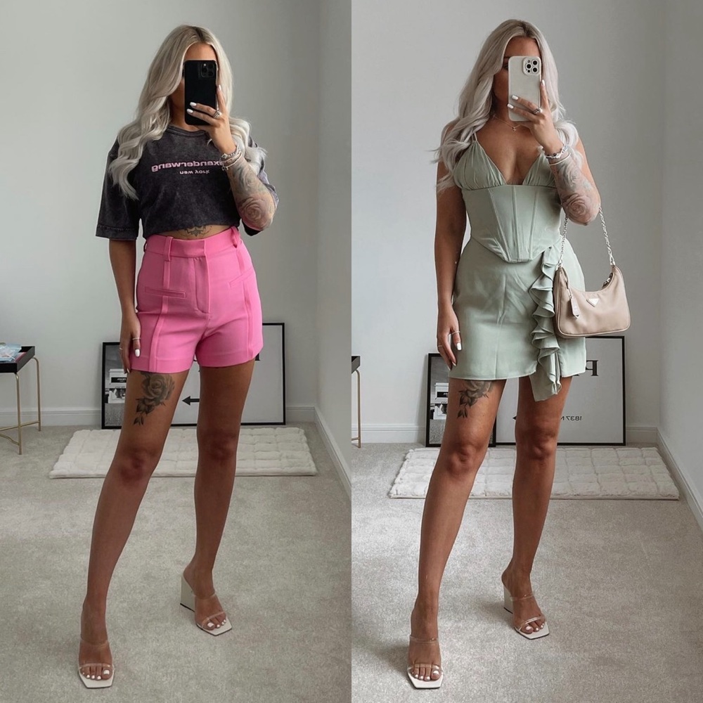 Zara Off White Vinyl Wedge Sandals - Picture 12 of 17
